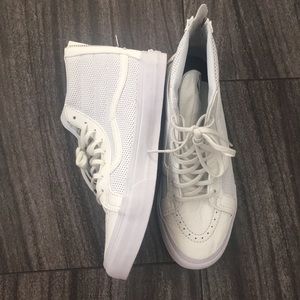 White high top vans